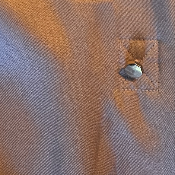 Express sateen button up blouse. - Picture 4 of 5